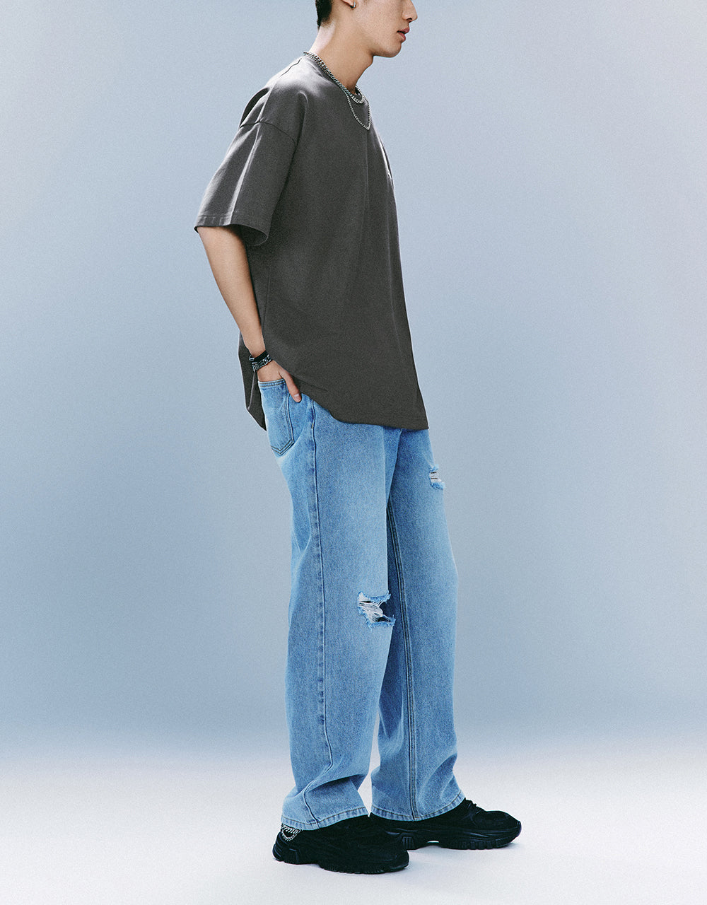 Crew Neck Loose T-Shirt