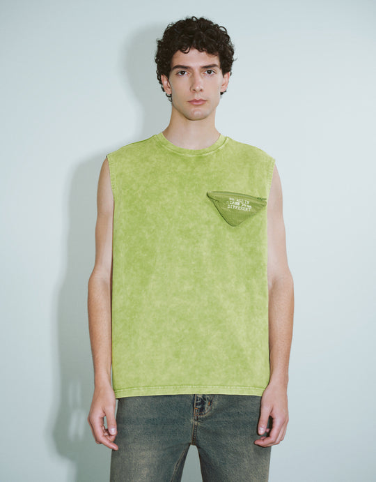 Crew Neck Loose Tank Top