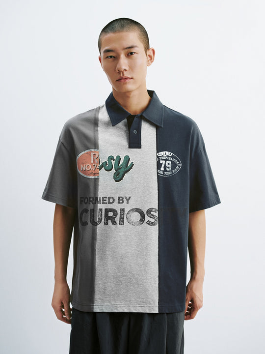 Color Blocks Polo Shirts