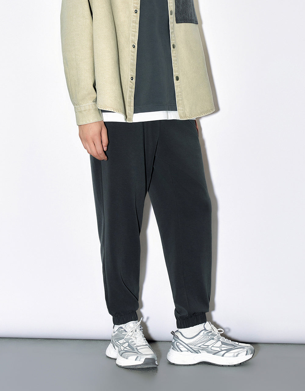 Drawstring Waist Jogger Pants