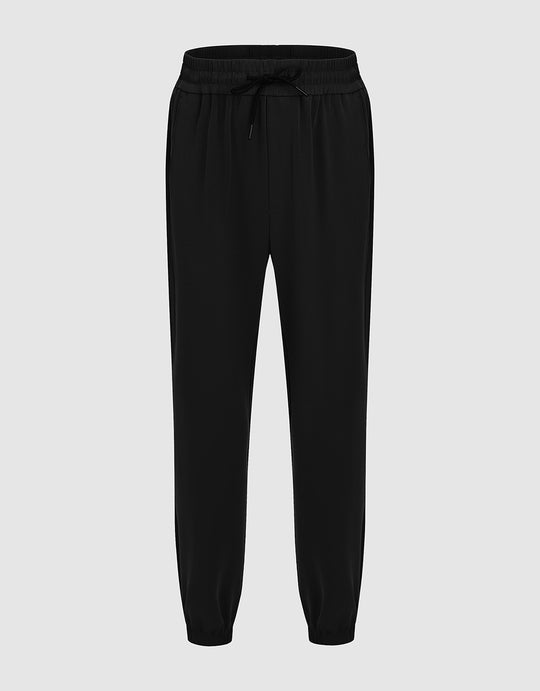 Drawstring Waist Jogger Pants