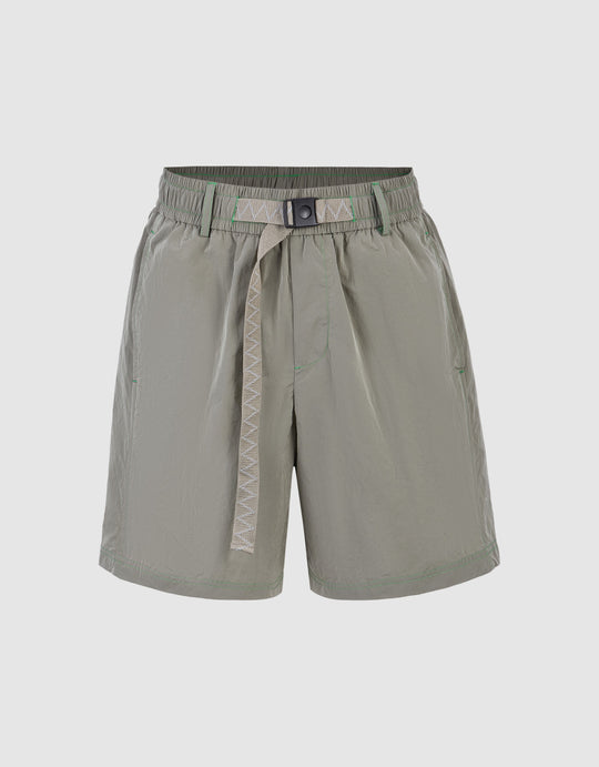 Drawstring Waist Shorts