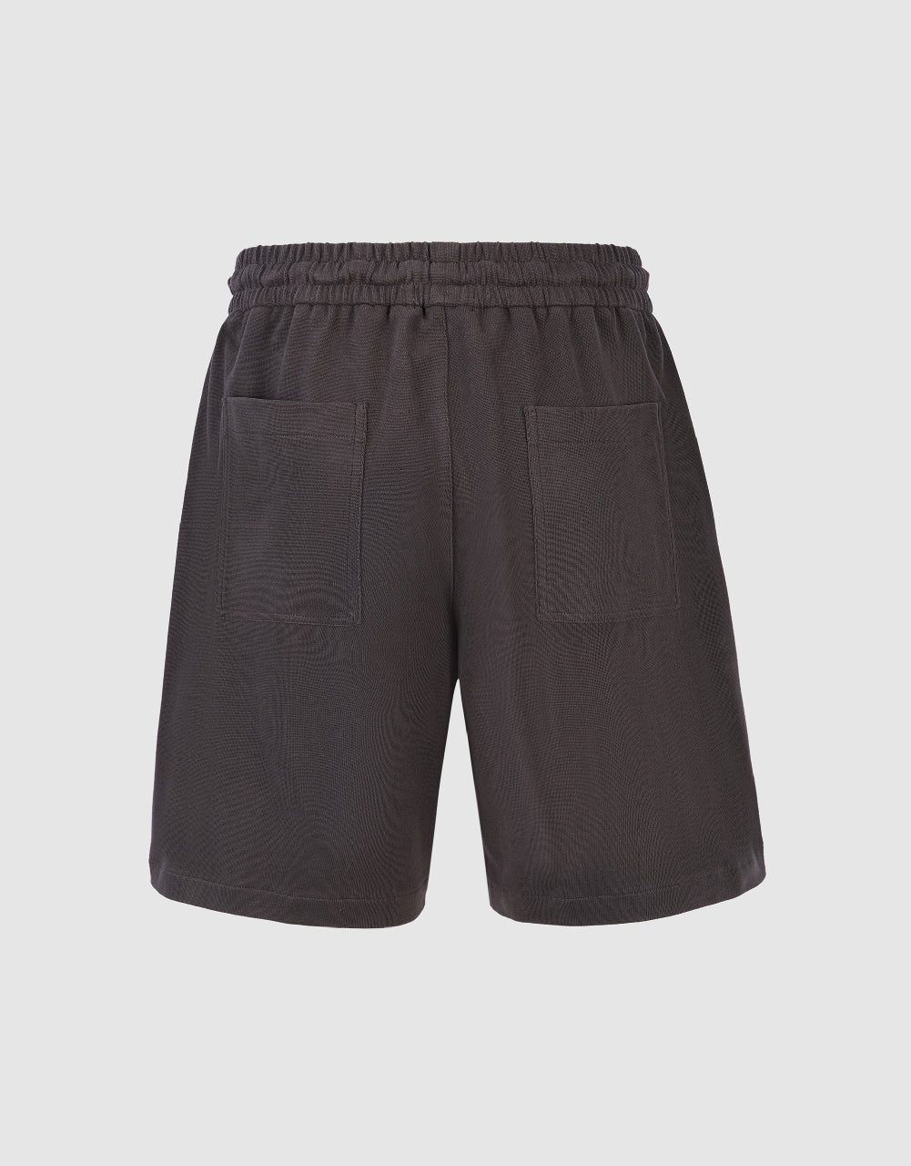 Drawstring Waist Knitted Shorts