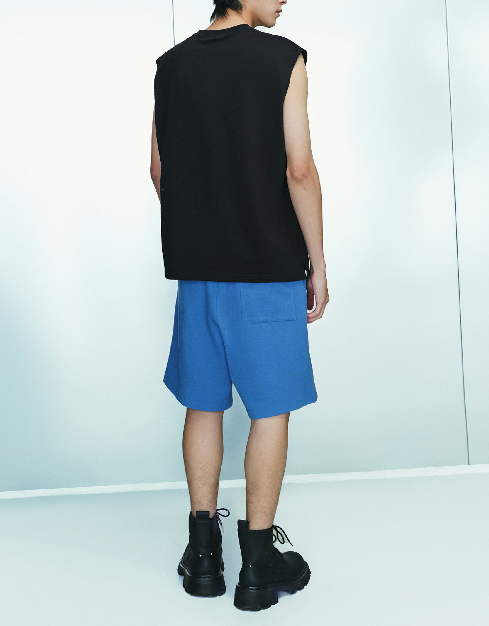 Drawstring Elastic Waist Shorts