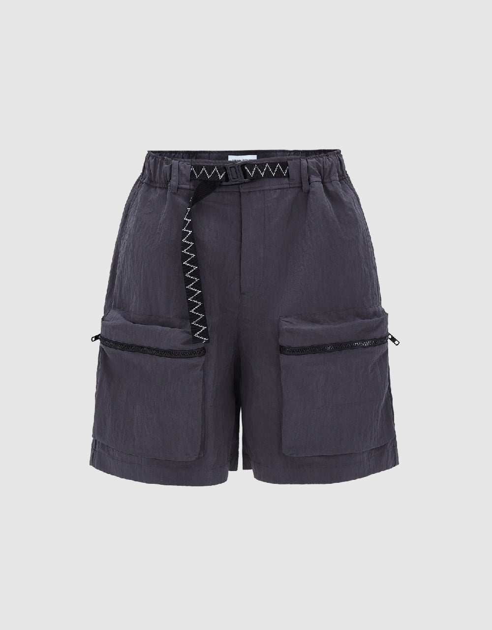 Multi-Pocket Elastic Wasit Shorts
