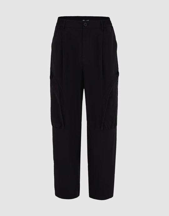 Multi-Pocket Straight Pants