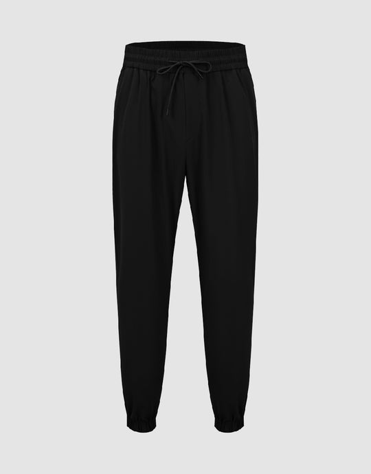 Drawstring Waist Loose Jogger Pants