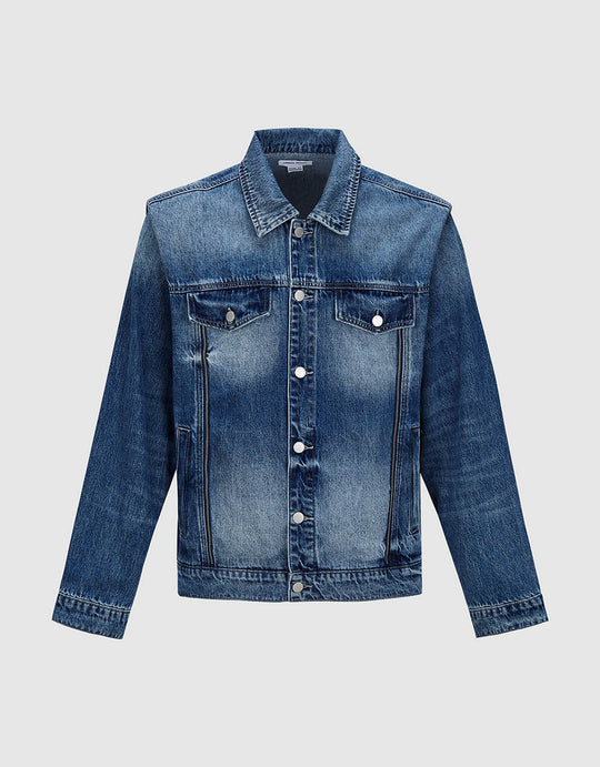 Button Up Denim Jacket