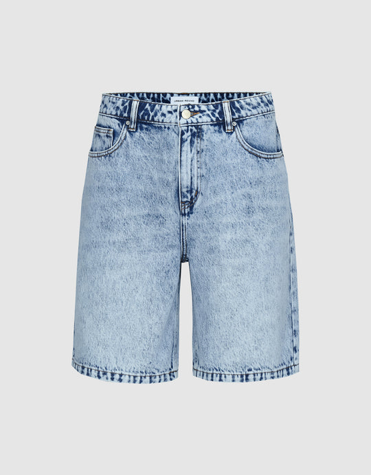 Loose Denim Shorts