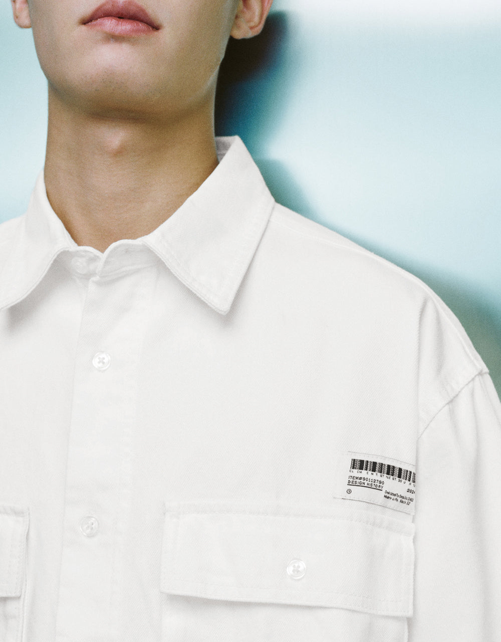 Button Up Loose Denim Shirt