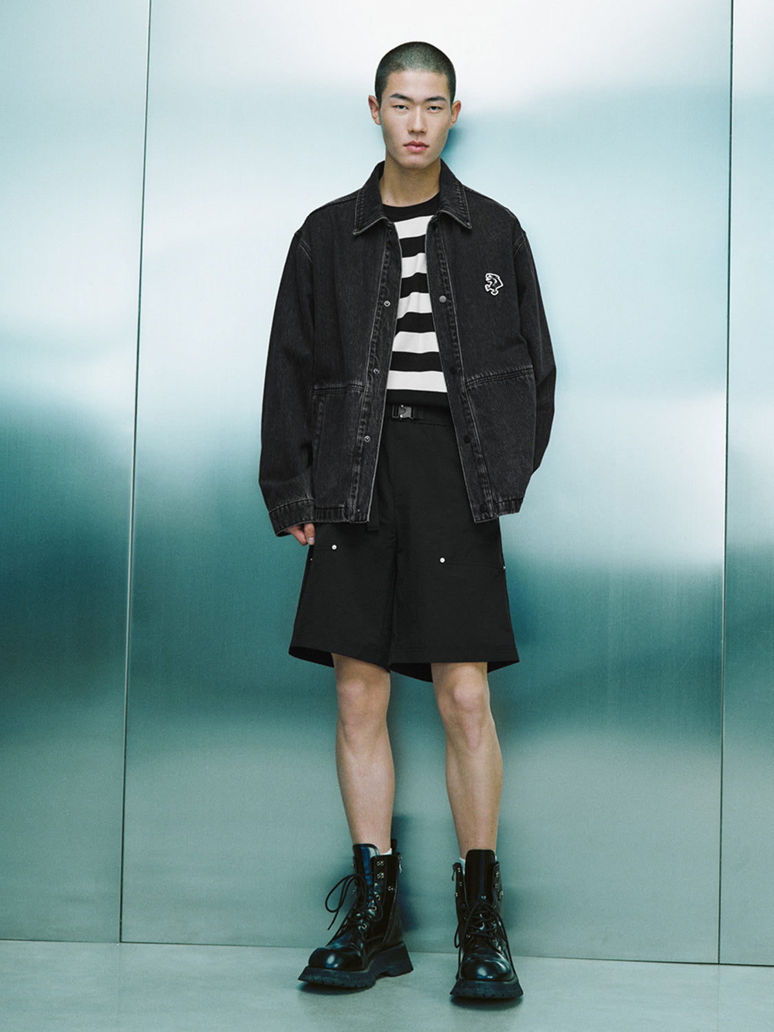 Button Up Loose Denim Jacket