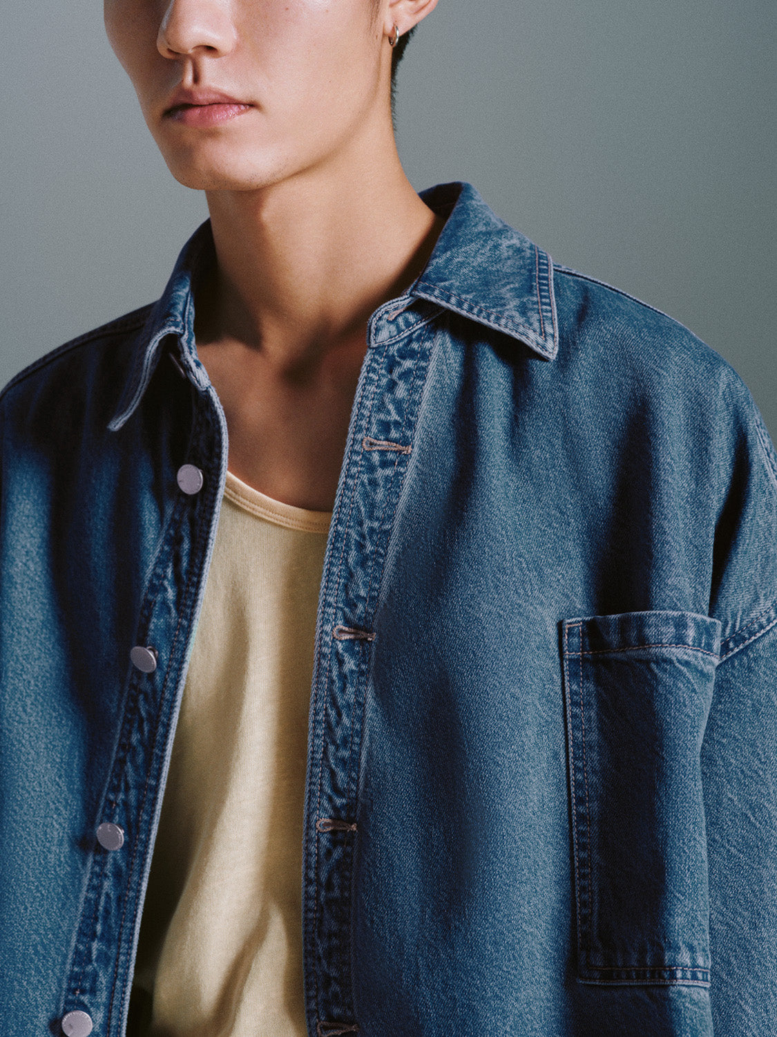 Oversized Denim Shirts