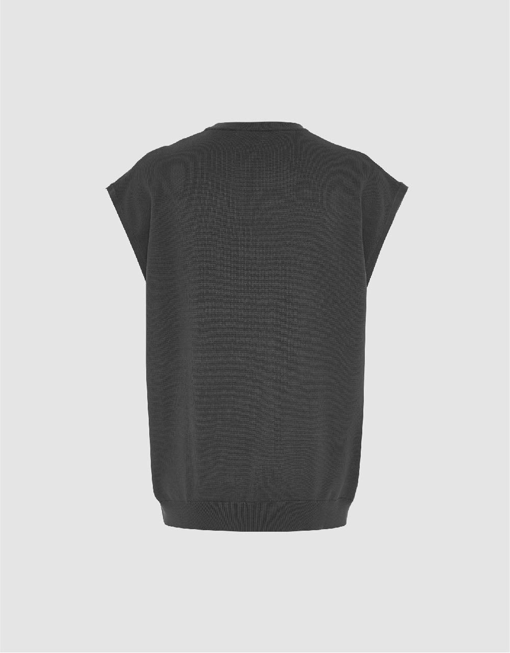 Crew Neck Knitted Tank Top