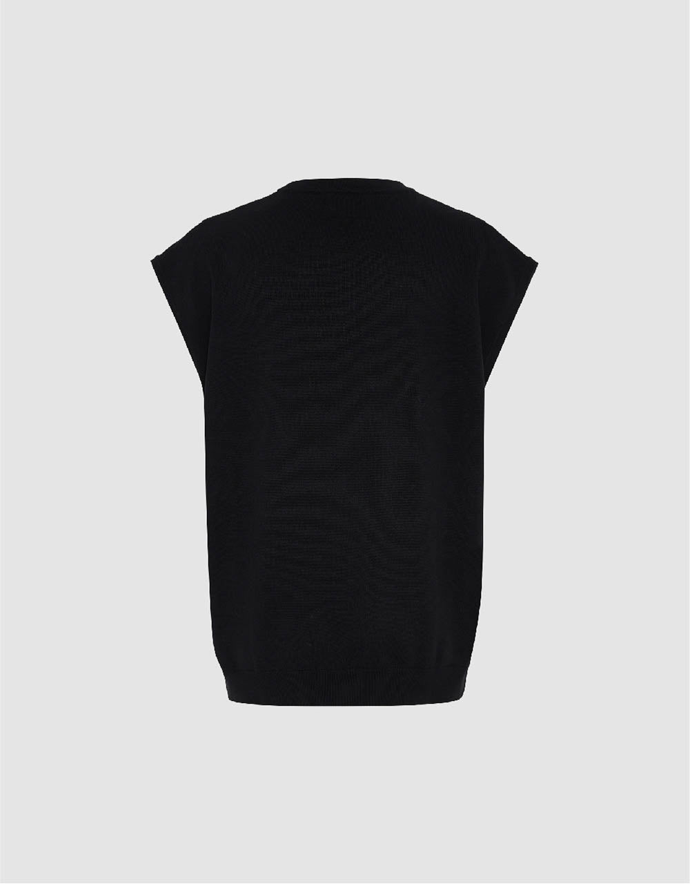 Crew Neck Knitted Tank Top