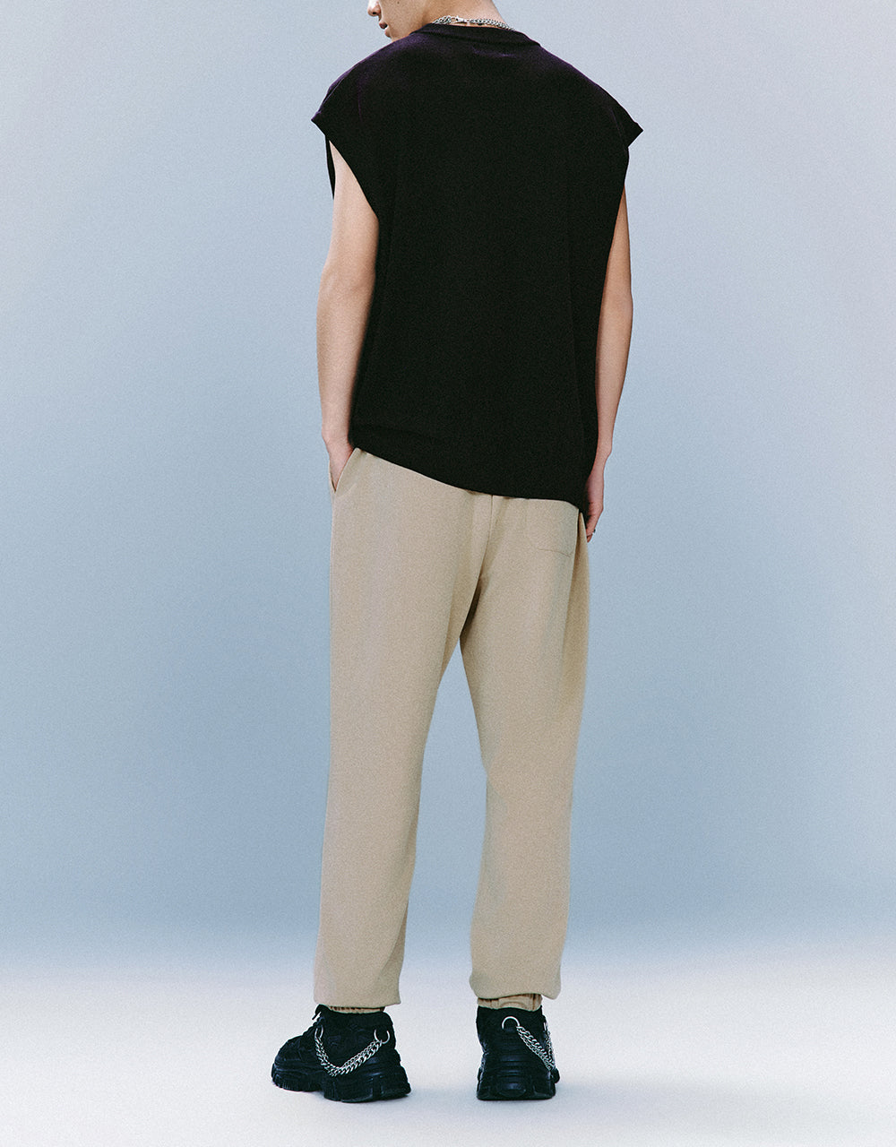 Crew Neck Knitted Tank Top