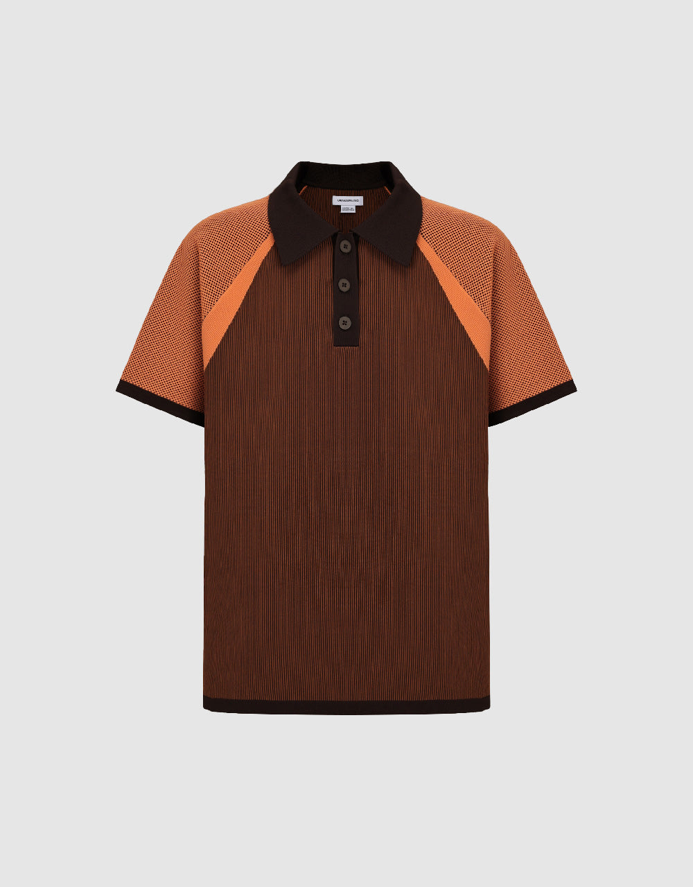 Button Half Placket Knitted T-Shirt