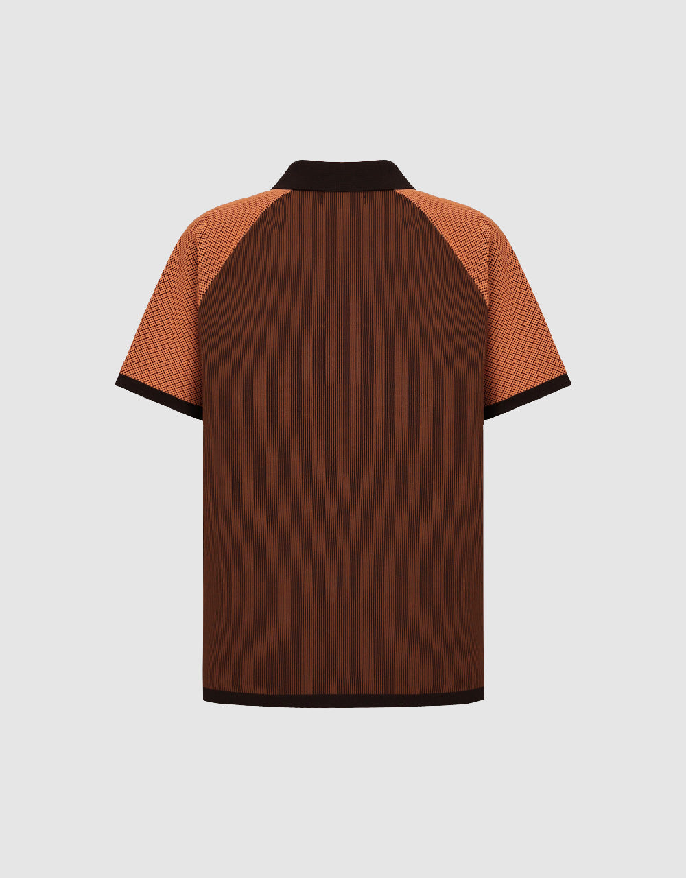 Button Half Placket Knitted T-Shirt