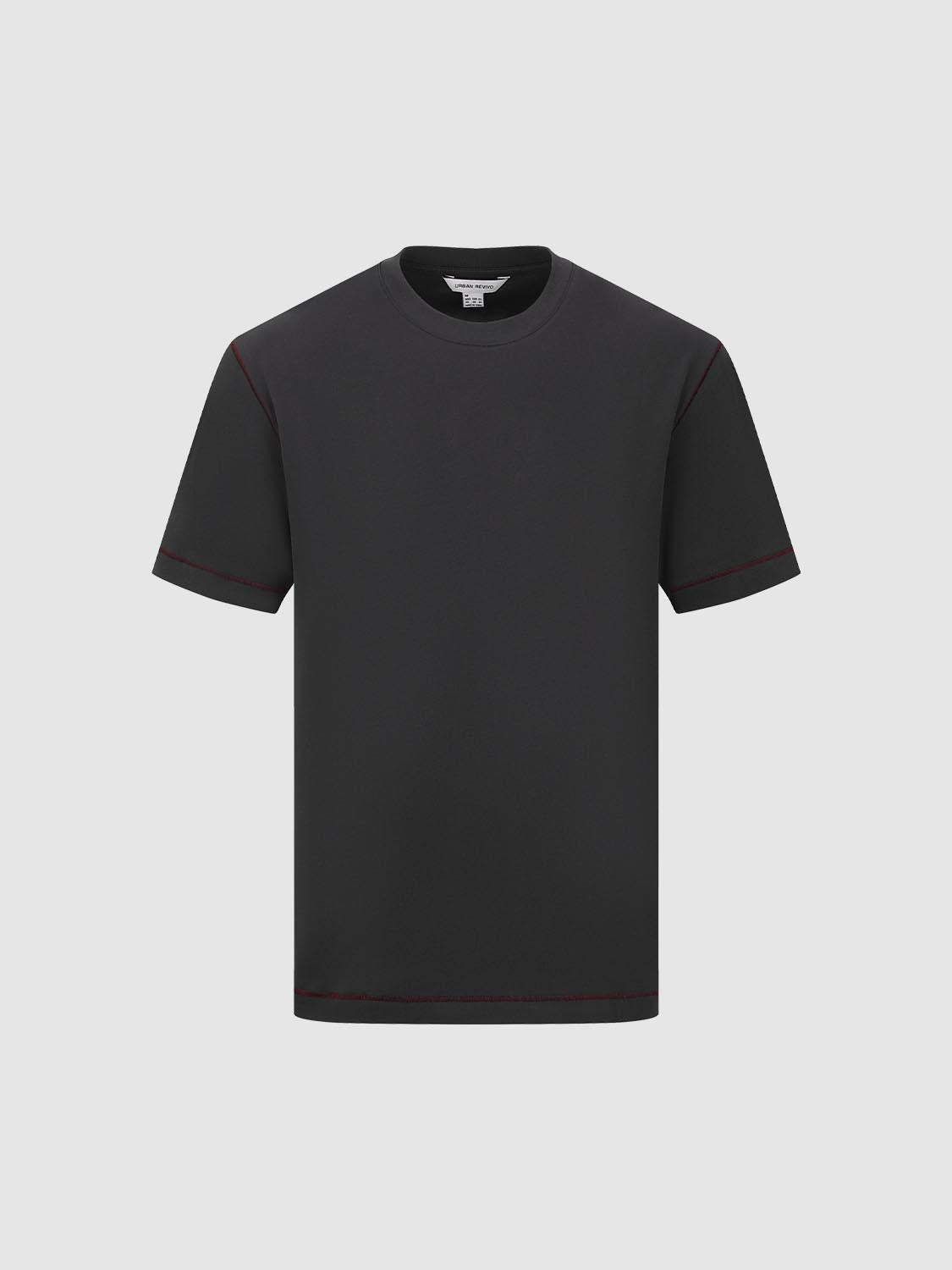 Solid Crew Neck T-Shirts