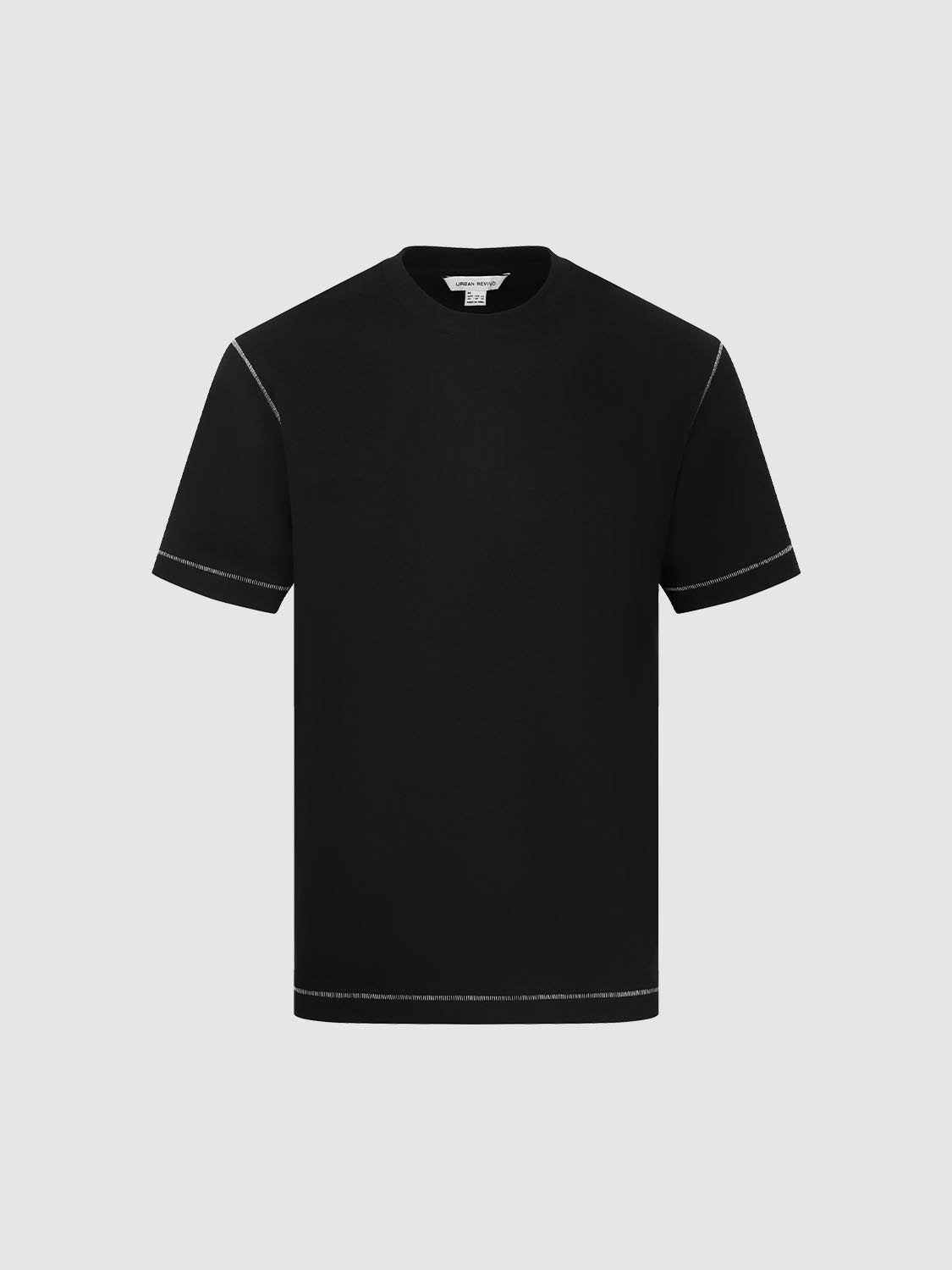 Solid Crew Neck T-Shirts