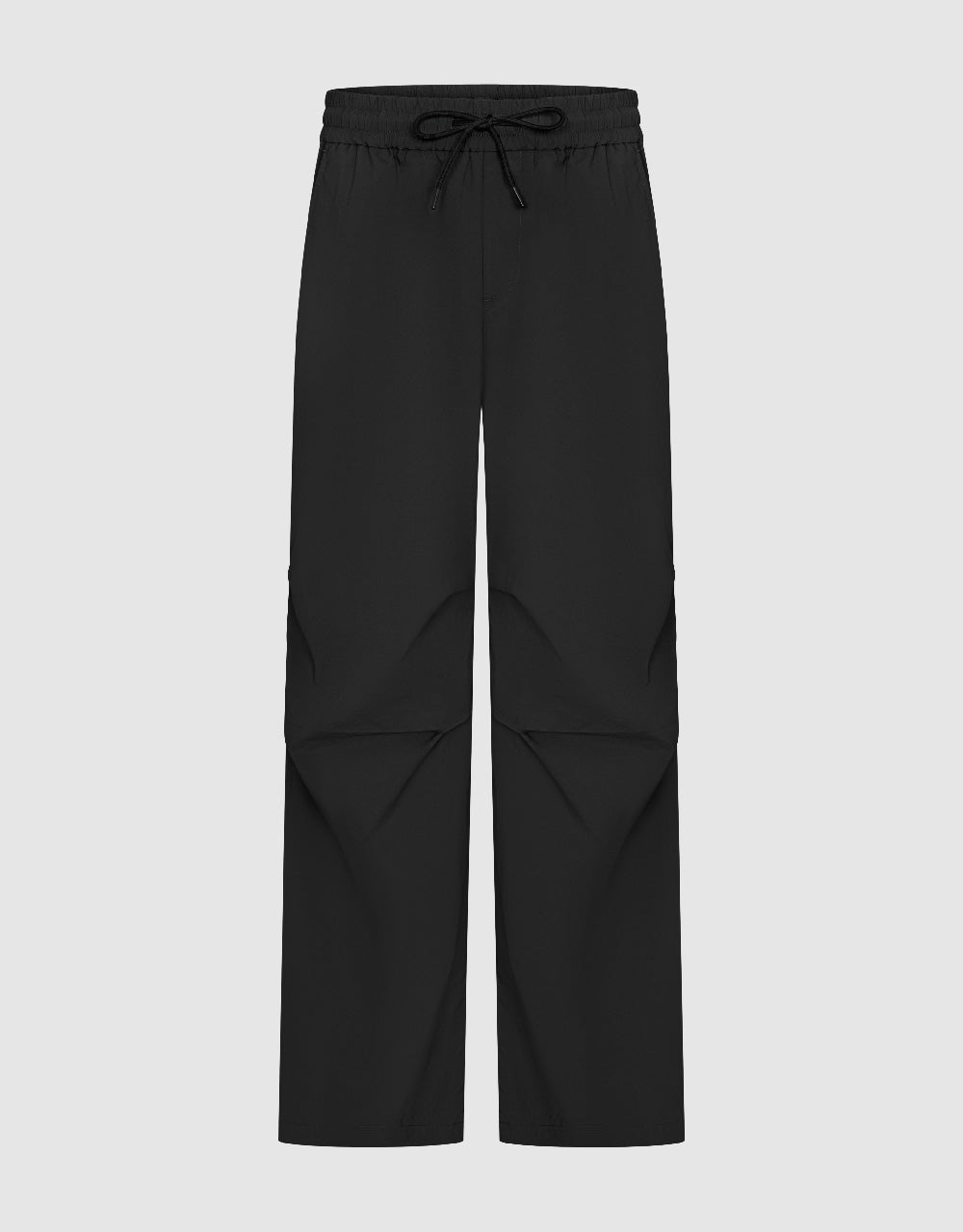 Drawstring Waist Wide-Leg Pants