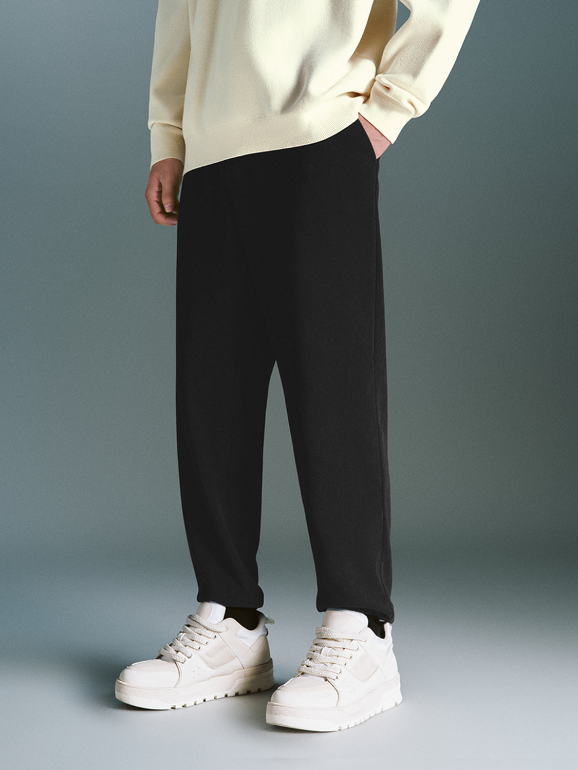 Drawstring Waist Loose Jogger Pants