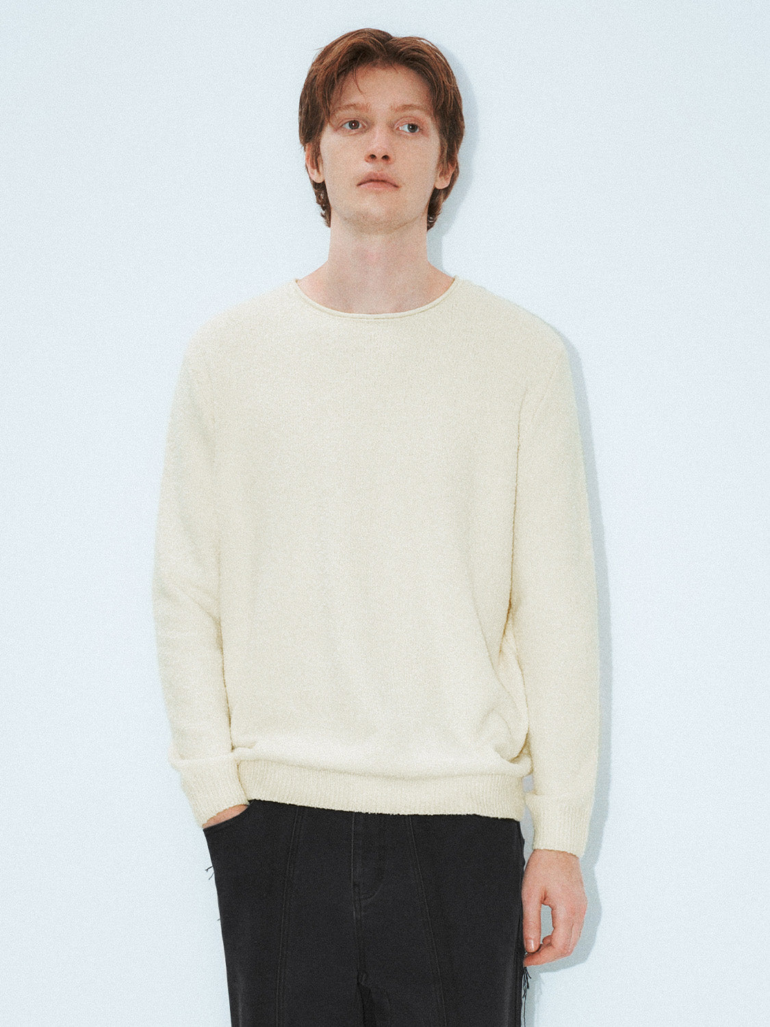 Crew Neck Knitted T-Shirts