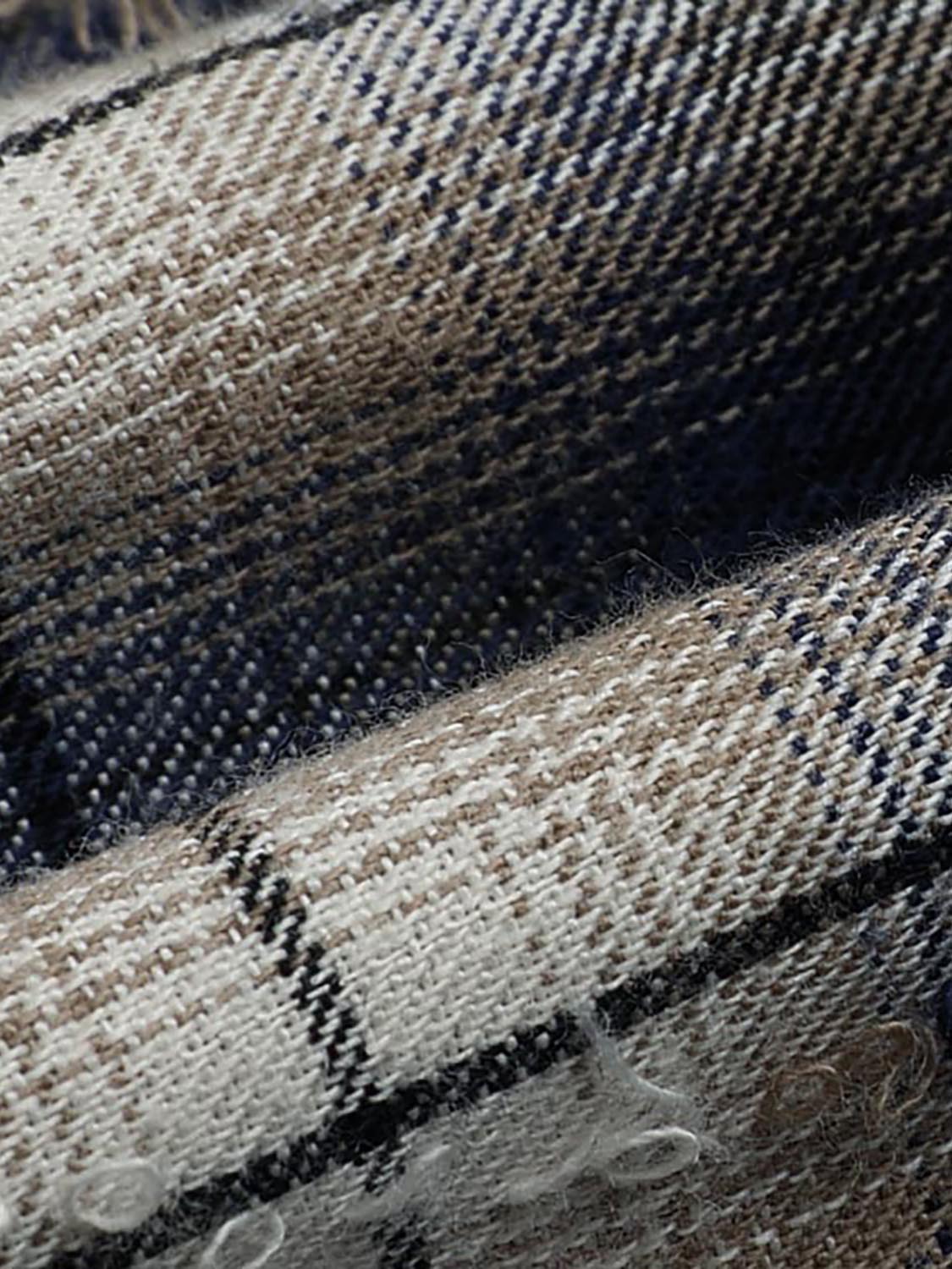 Flap Pockets Check Shirts