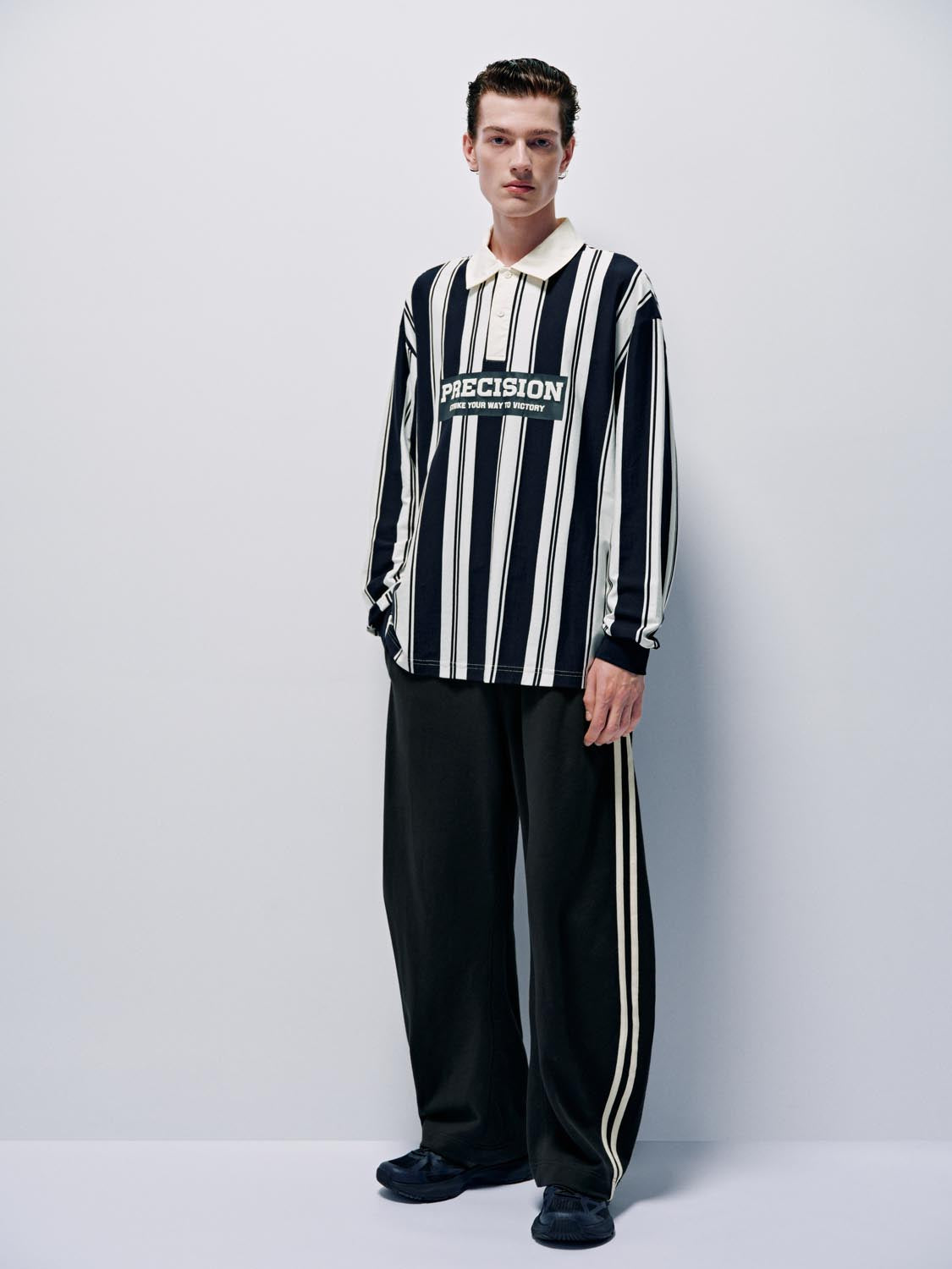 Striped Printed Polo Shirts