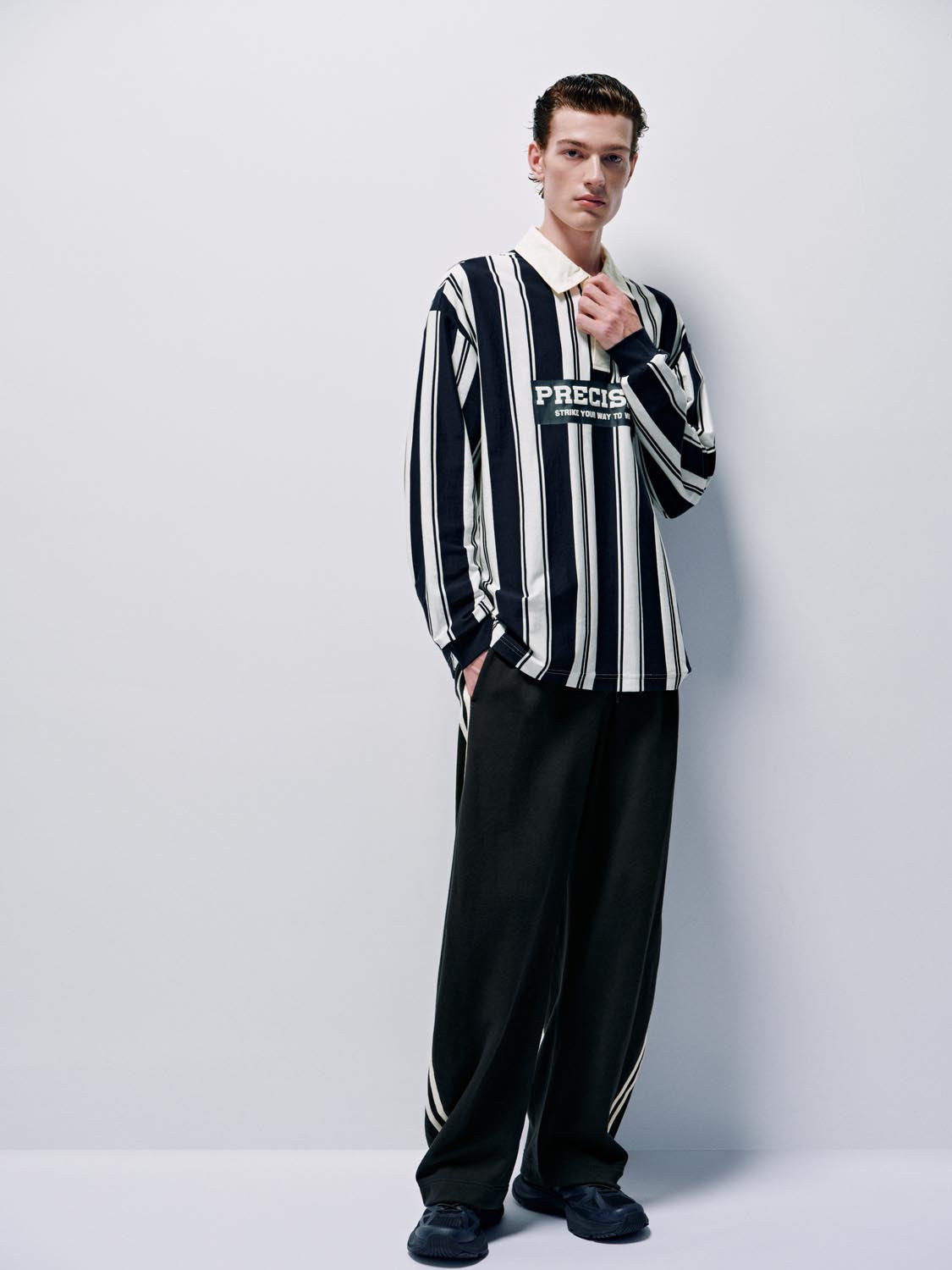 Striped Printed Polo Shirts