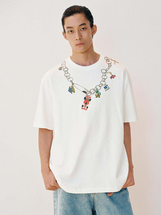 100% Cotton Medium Thickness Fabric With Slight Stretch T-Shirt