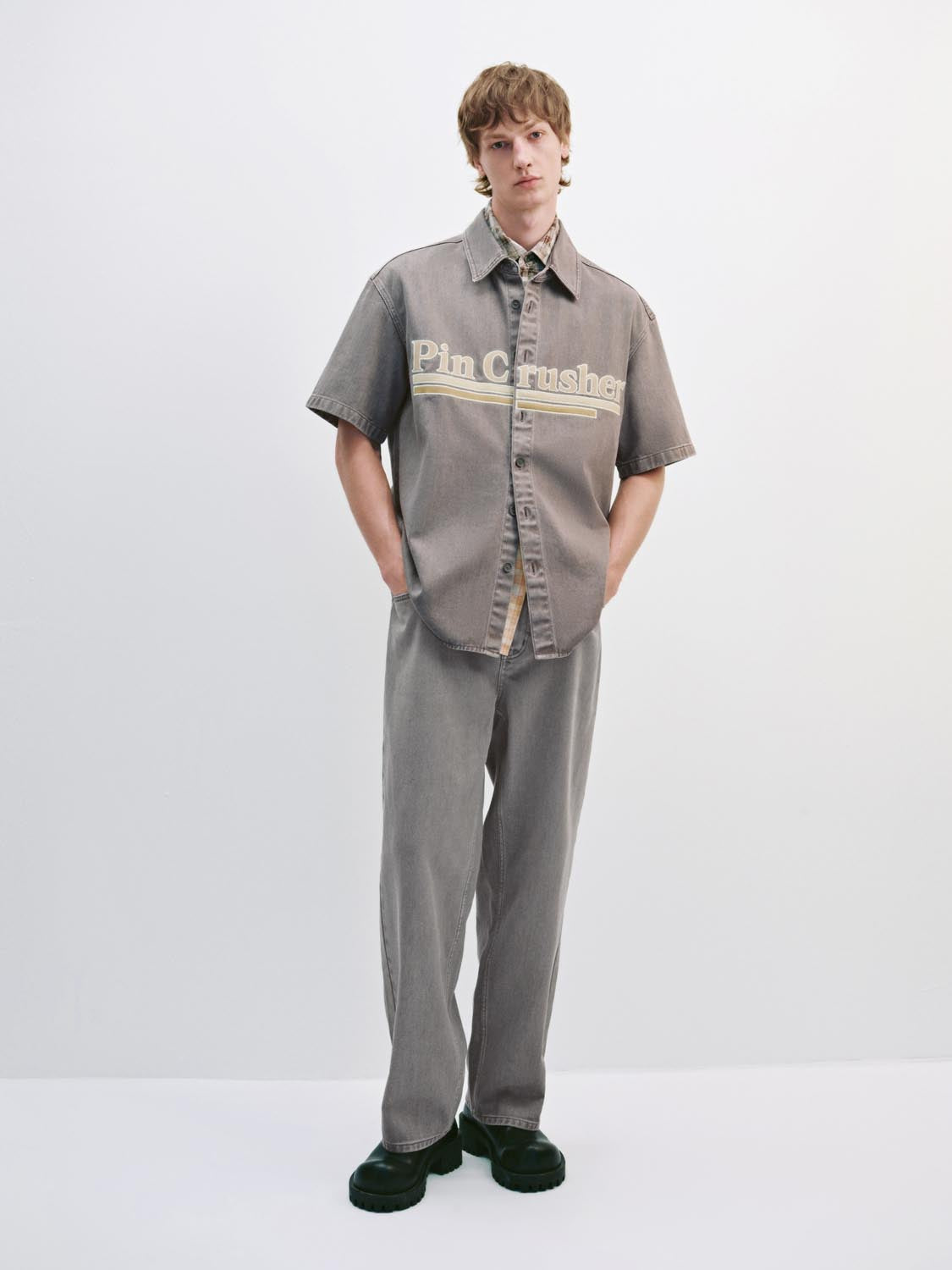 Denim Short Sleeve Shirts