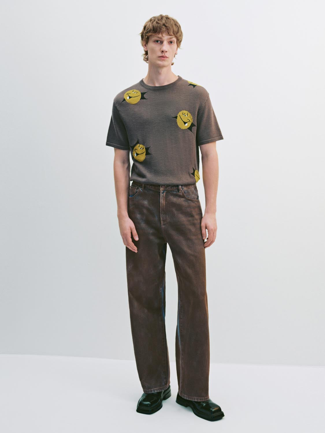 Knitted Short Sleeve T-Shirts
