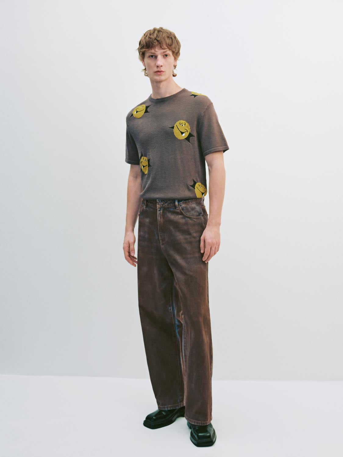 Knitted Short Sleeve T-Shirts