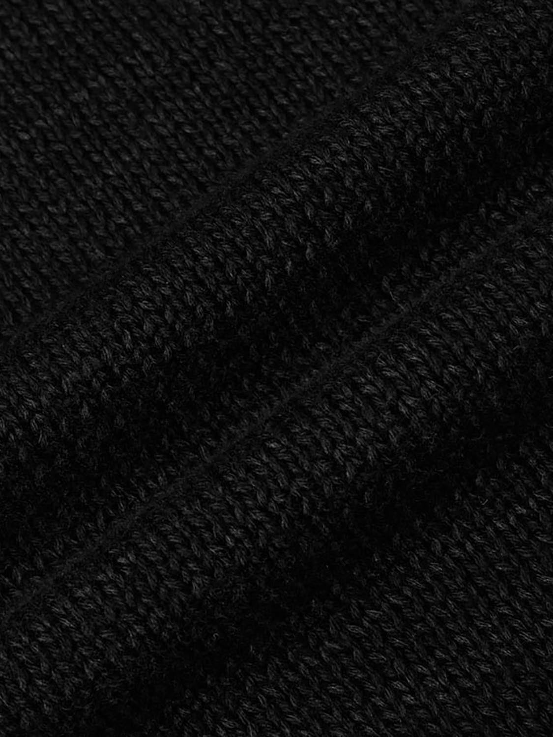 Graphic Print Knitted Cardigan