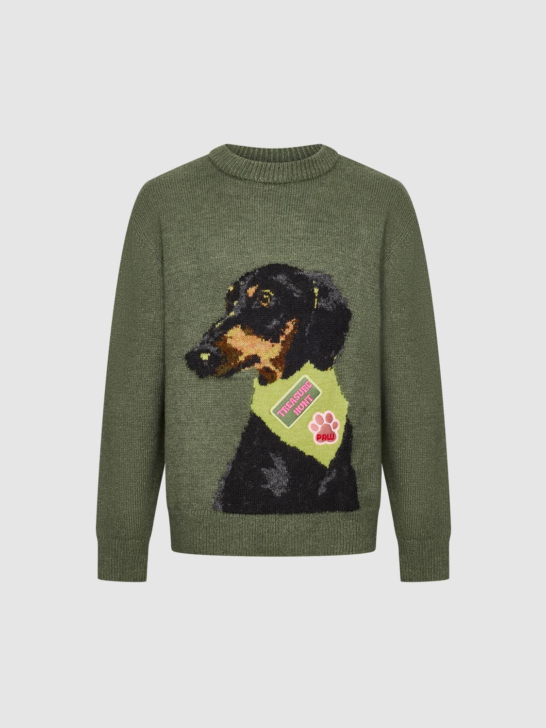 Embroidered Long Sleeve Knitted T-Shirts