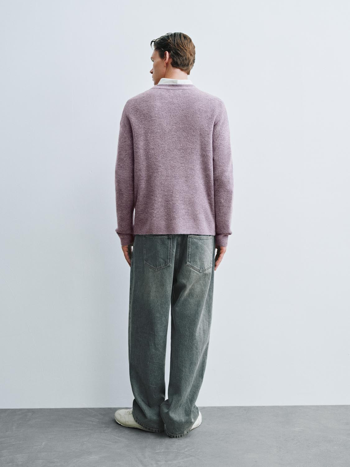 Print Long Sleeve Knitted T-Shirts