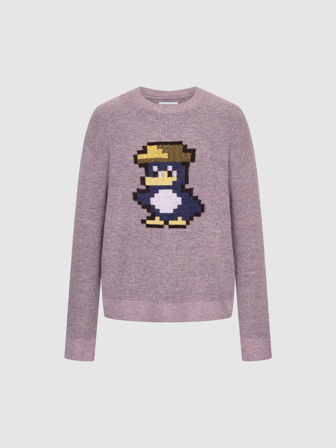 Print Long Sleeve Knitted T-Shirts