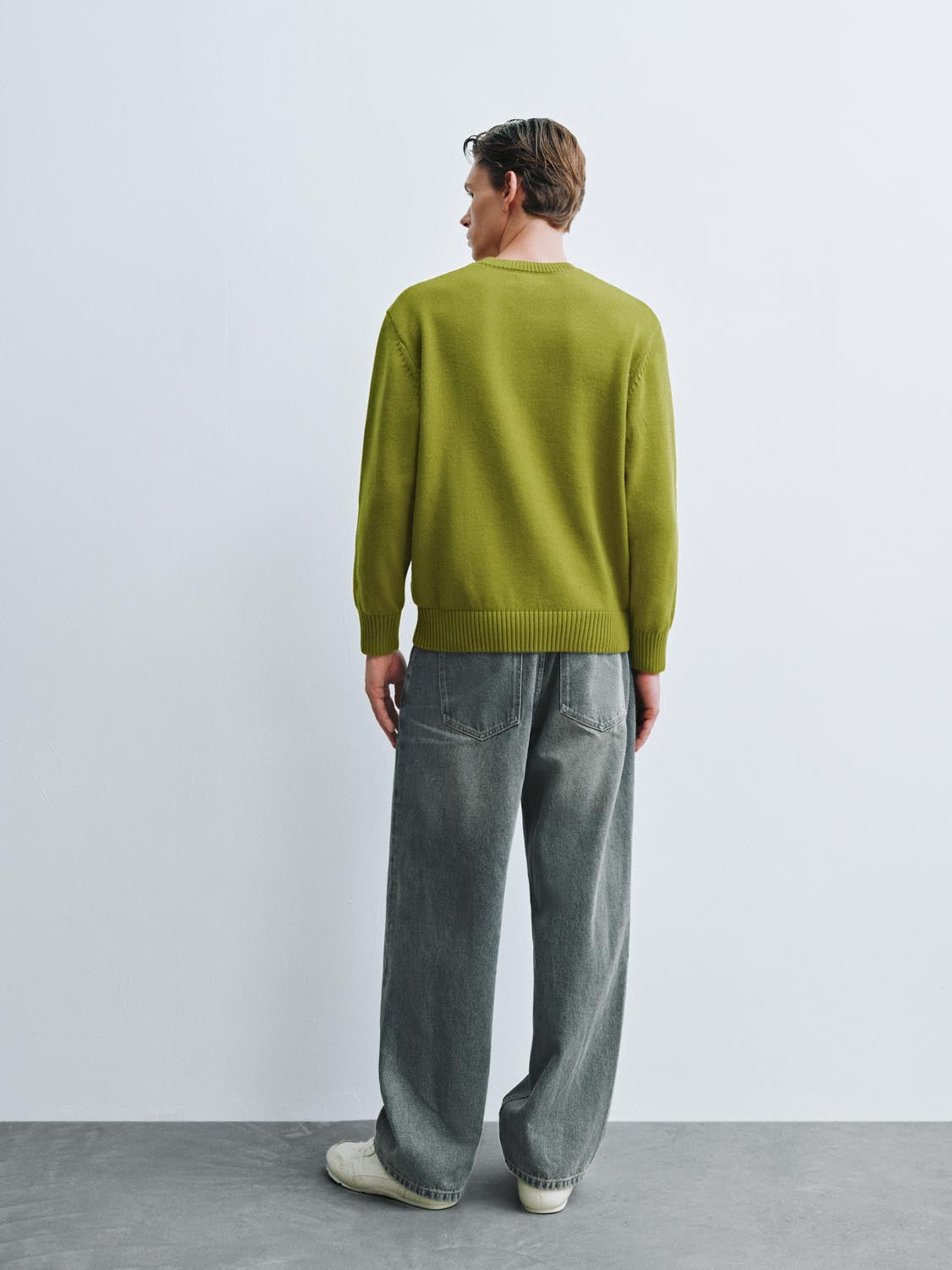 Intarsia Long Sleeve Knitted T-Shirts