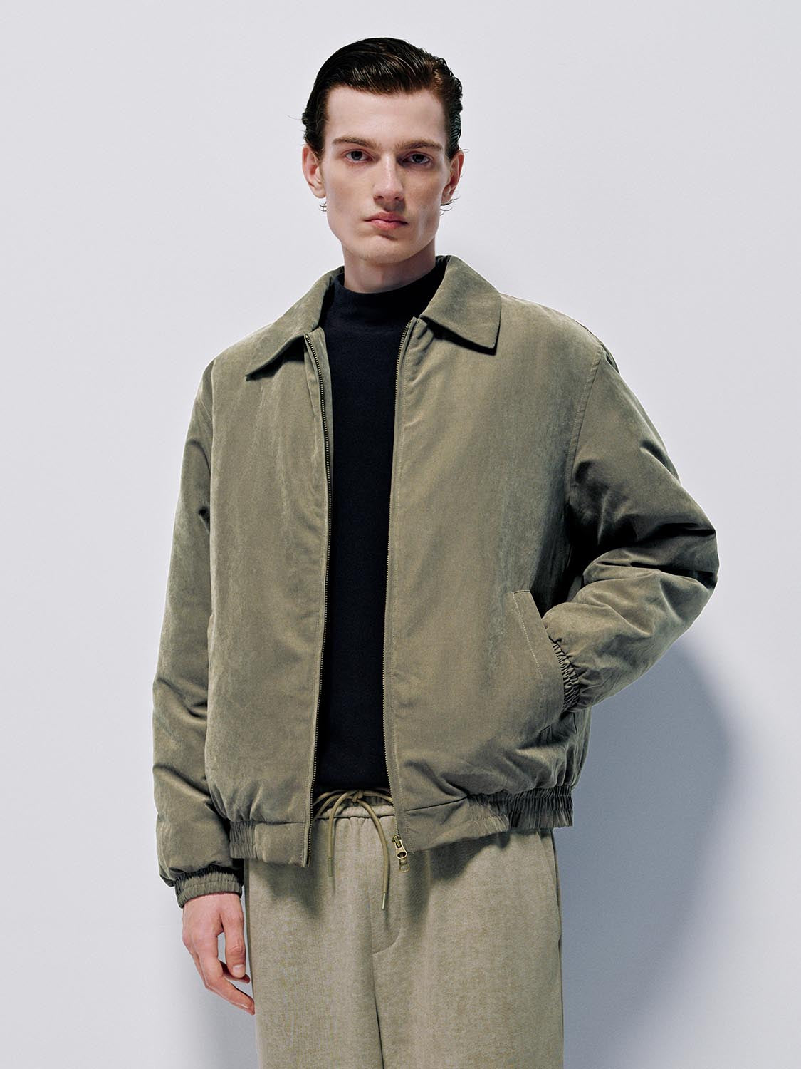 Collared Padded Bomber Jackets