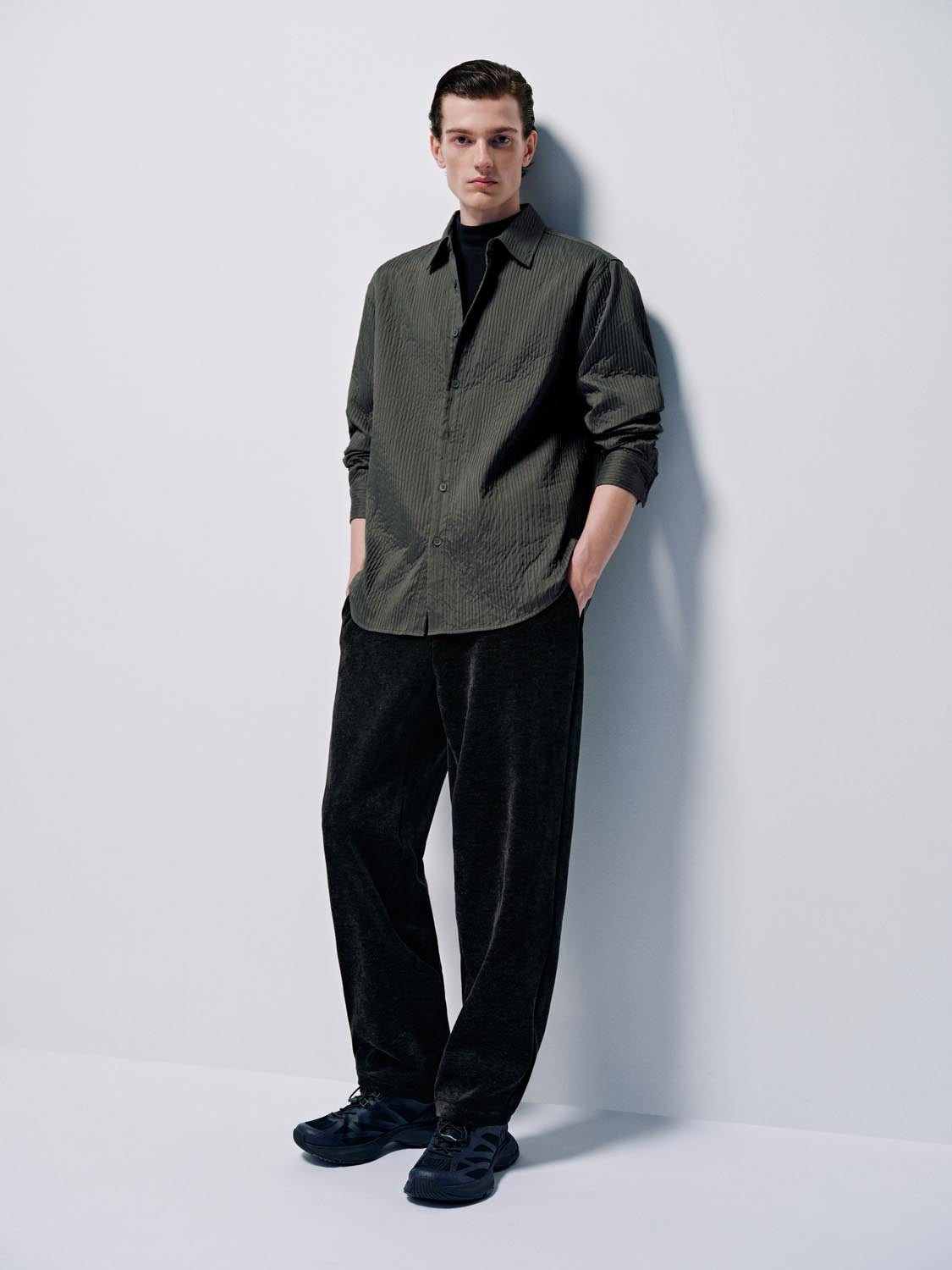 Loose Fit Crinkle Shirts