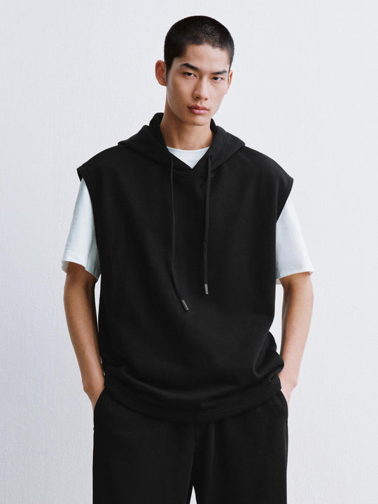 Sleeveless Hoodie Tank Tops