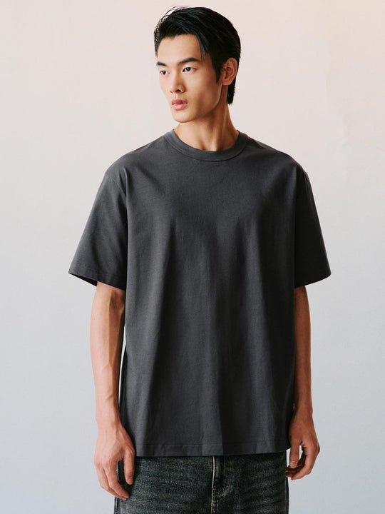 Oversized Boxy Crew Neck Relaxed Cotton T-shirt