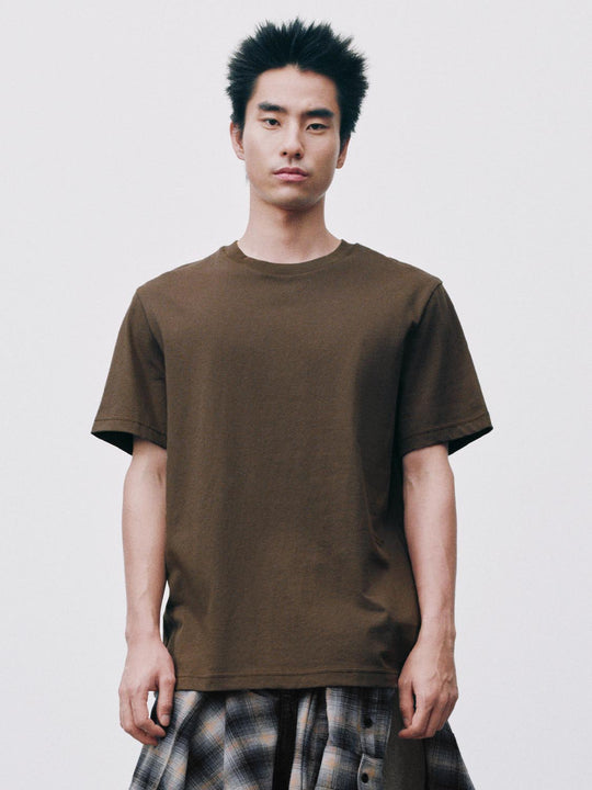 Oversized Crew Neck Cotton T-shirt