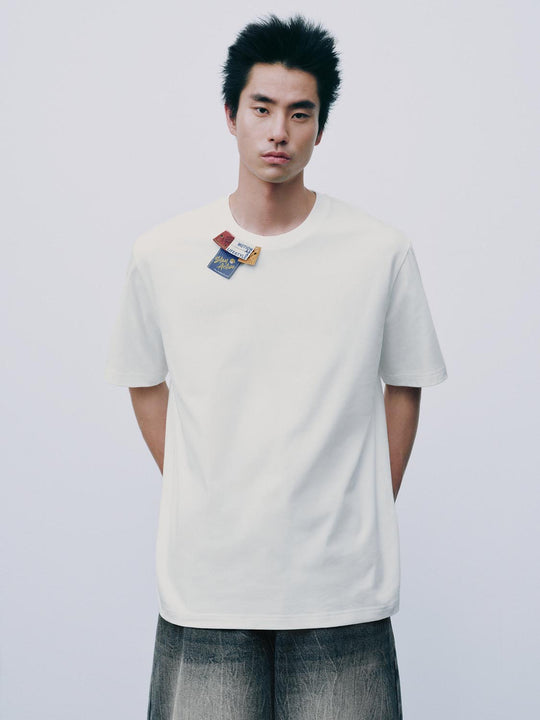 Regular Fit Crew Neck Short Sleeve Cotton T-shirt