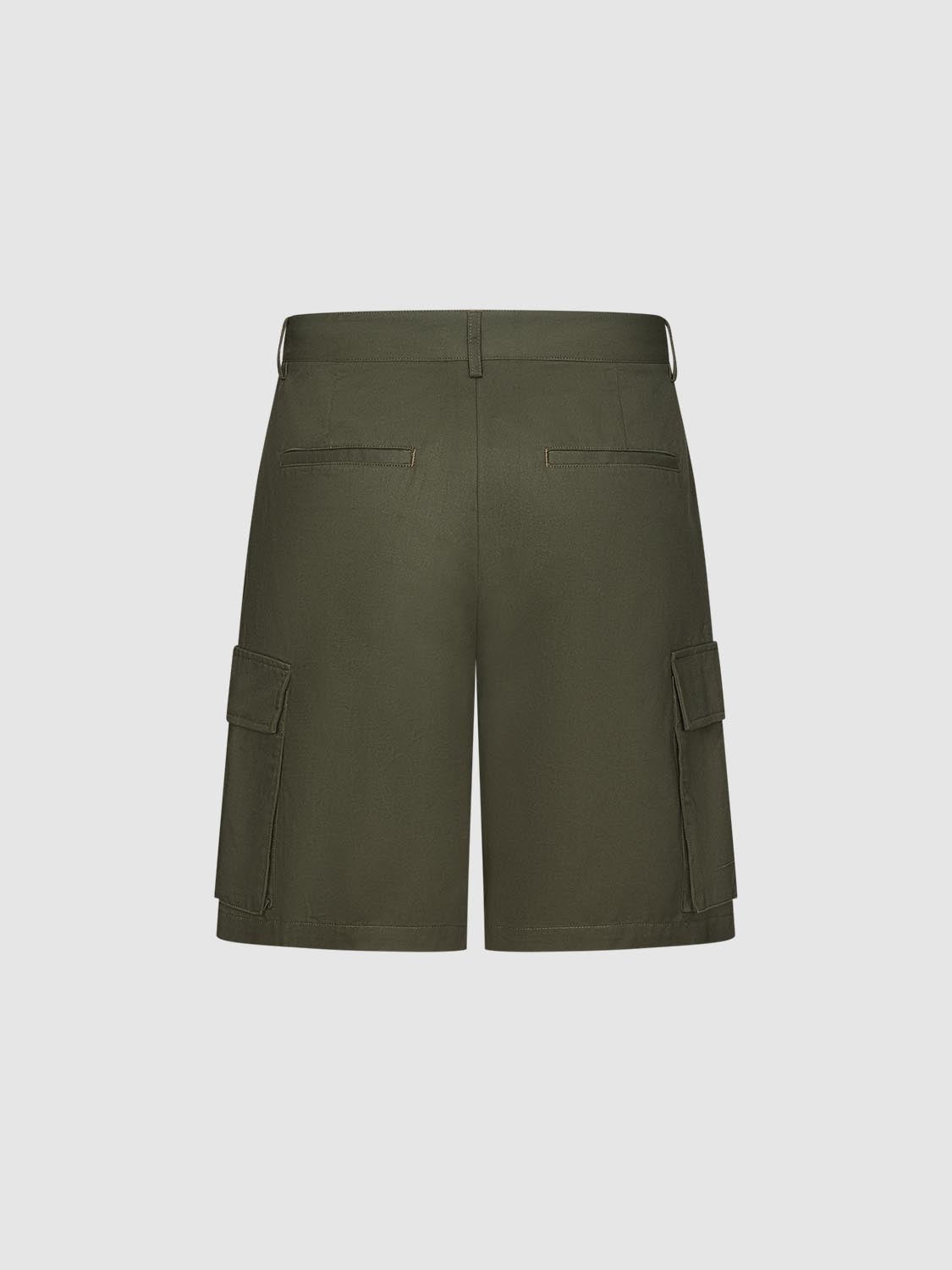 Flap Pockets Shorts