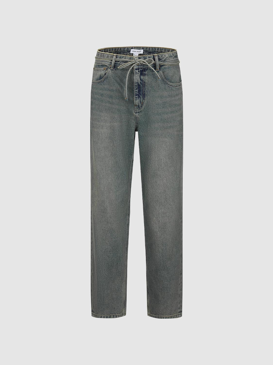Gradient Straight Leg Jeans