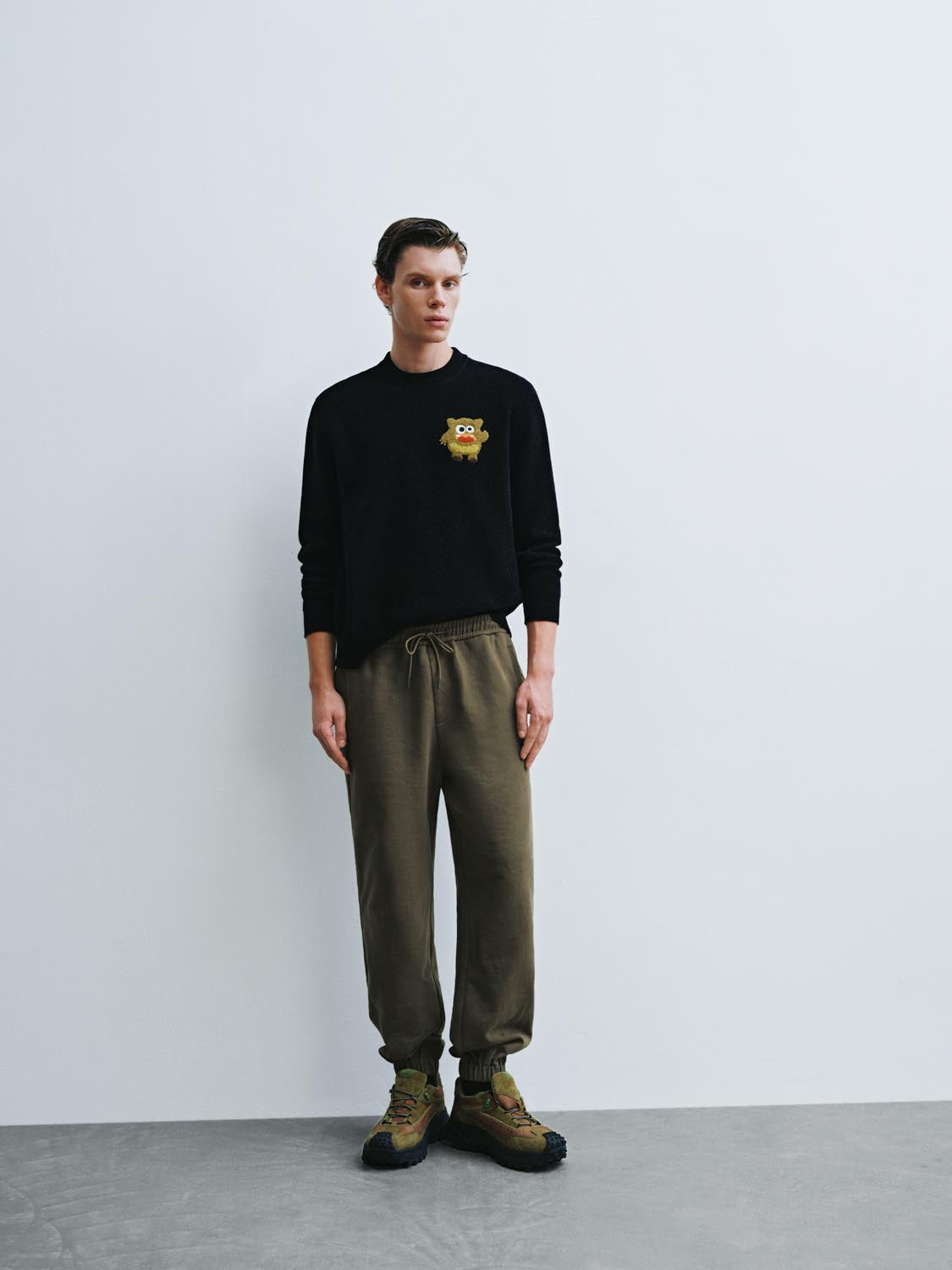 Graphic Long Sleeve Knitted T-Shirts