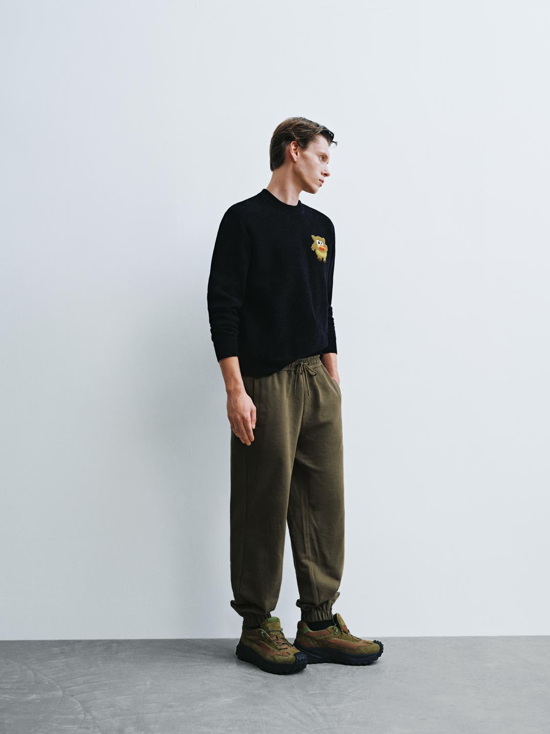 Graphic Long Sleeve Knitted T-Shirts