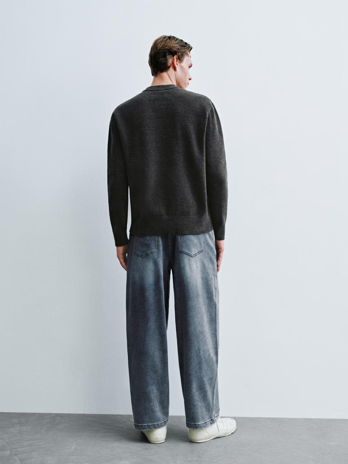 Graphic Long Sleeve Knitted T-Shirts