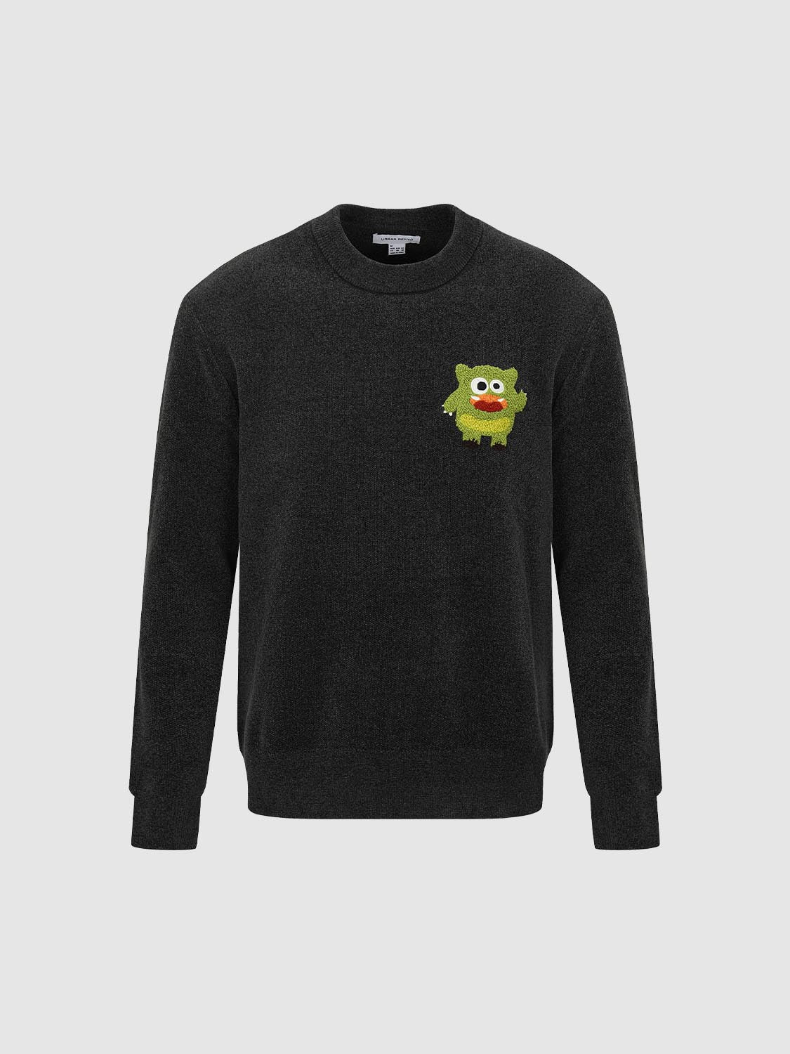 Graphic Long Sleeve Knitted T-Shirts